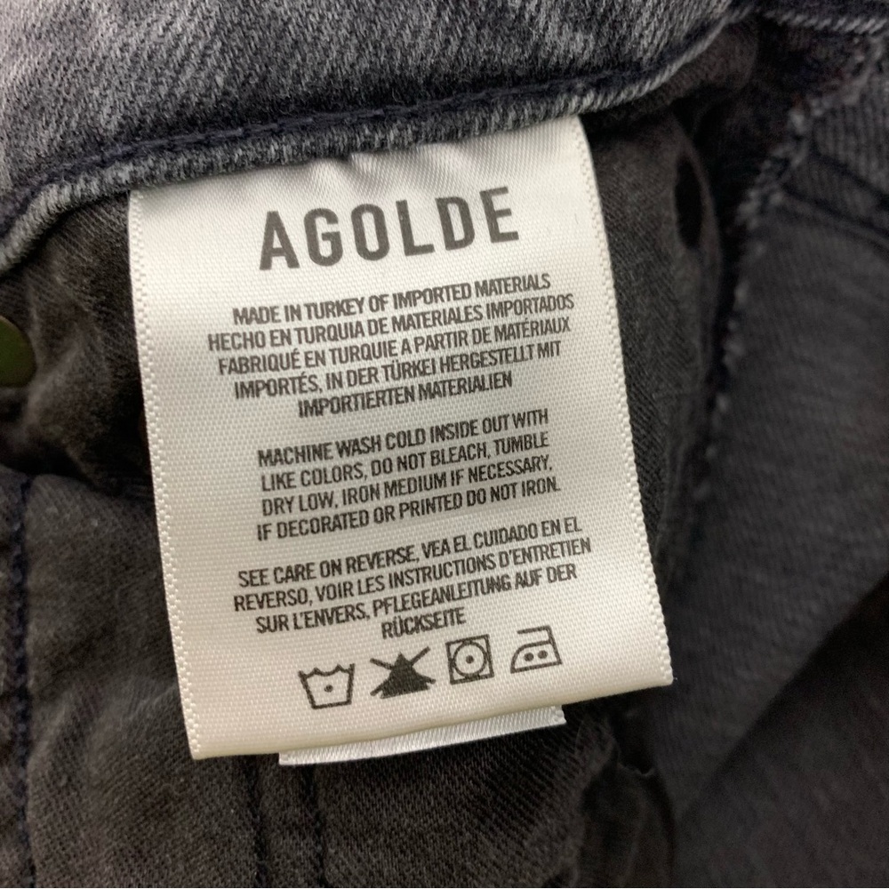 Agolde Riley High Rise Straight Crop sector jeans - Picture 10 of 13